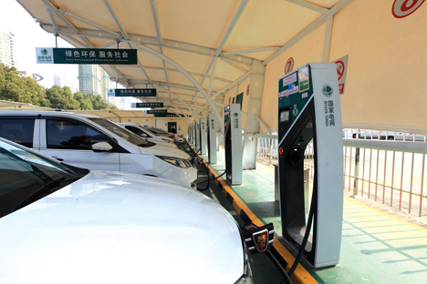 常熟充電站項目均由宏宇公司完成土建、安裝與運維